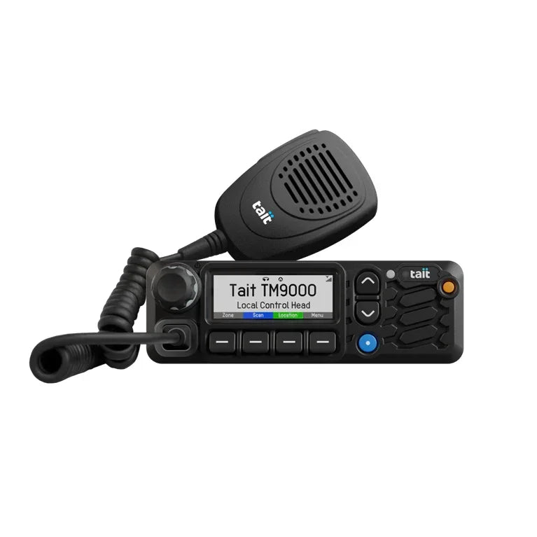 Collection of Tait TM9355 TCH3 Radio black front no keys in a gallery layout